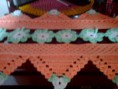caminho de mesa floral  ( com 1.20 x 40cm)